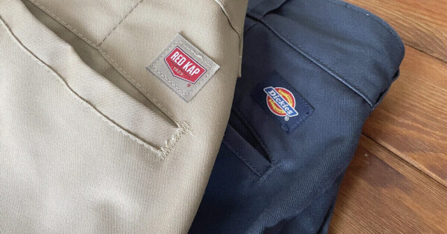 売れ筋ワークパンツ|ディッキーズ874とレッドキャップPT20の違いを徹底比較