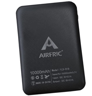 airfricモバイルバッテリー